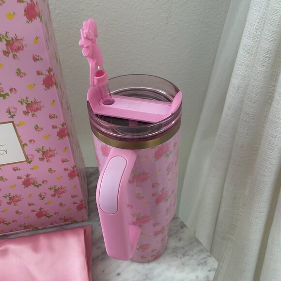🎀 STANLEY x LoveShackFancy Quencher H2.0 Flowstate Tumbler 30oz Ibiza Sunset - Picture 3 of 12